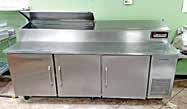 Sink; Long Reach Faucet; Grease Trap; Wall Mounted Sink; Wire Racks; Rolling Full Pan Rack; Tall LASKO Pedestal Fan; Bulk Bins; Bulk Containers; White Pizza Tubs; S.S. 1/2, 1/4 and 1/3 Pans; More!