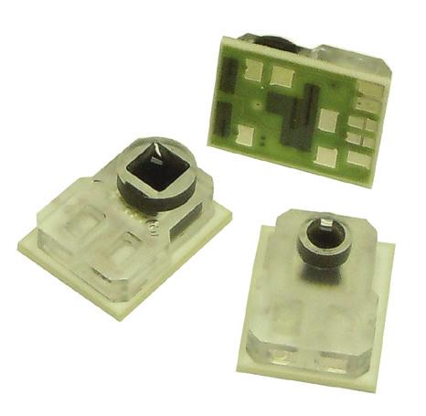 The sensor integrates a high-performance, pressure sensor die with temperature compensation circuitry and gel protection in a small, low-cost package.