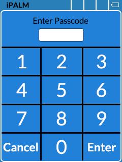10.3 Password inputting After showing the information, the system will turn into the password input interface.