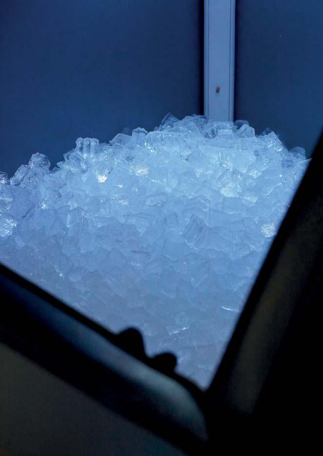 Ice Assurance Ice is always there, where and when you need it Whether you need 300 pounds of ice or 3,000 pounds, the Manitowoc Indigo delivers the