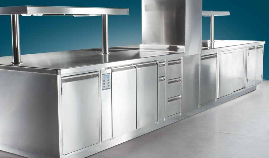 Making, not only the range, but all areas of the kitchen as easy to clean as possible.