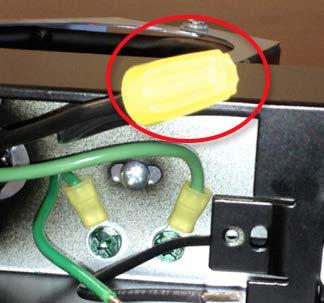 Pass the wires from the arm mechanism into the receptacle box and reattach the bracket using the (3) #10 Philips head screws. 7.