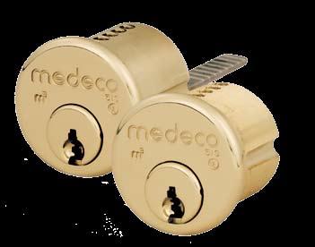 Medeco 3 cylinders provide patented key control so no one gets a copy of your key without your authorization.