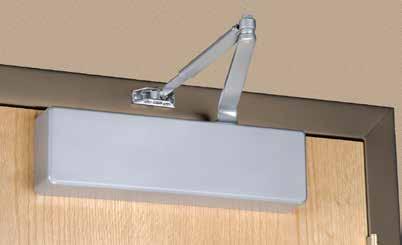 grades available to meet weather conditions of different climate zones Completes the package of a truly effective barrier against energy loss E Door Closers Prevents excessive heat loss