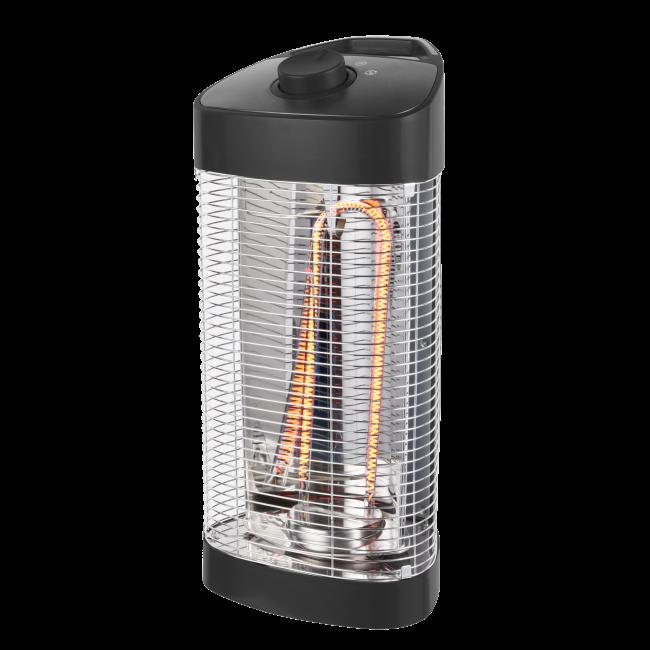 TABLE / UNDER TABLE MODELS HORTUS Patio heater 600/200W Smart and small patio heater, which can be used both indoors and outdoors, as a floor model or for placement next to a table.