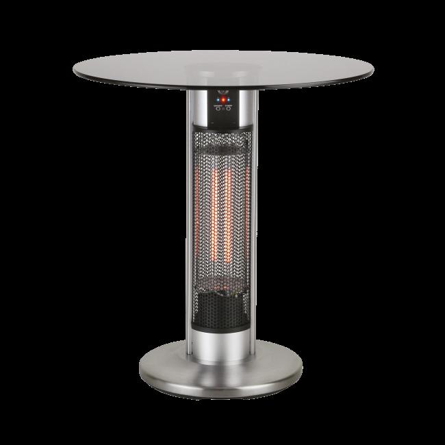 FLOOR MODELS HORTUS Patio heater Cafe table 800/600 Watt Enjoy the long summer evenings without being cold with this exclusive café table with integrated patio heater.