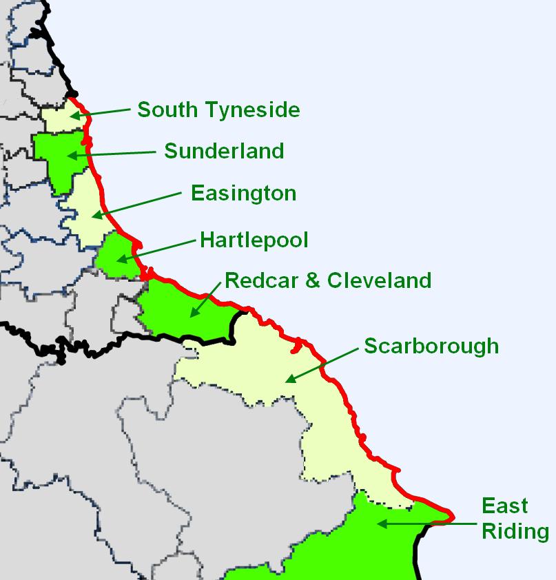 SMP2: The Tyne to Flamborough Head SMP2 illustrates how the process works Seven council areas have to cooperate over the management of SMP2 Scarborough Borough Council is the lead authority The