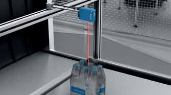 APPLICATIONS Detection of transparent trays Thanks to the new glass and tray
