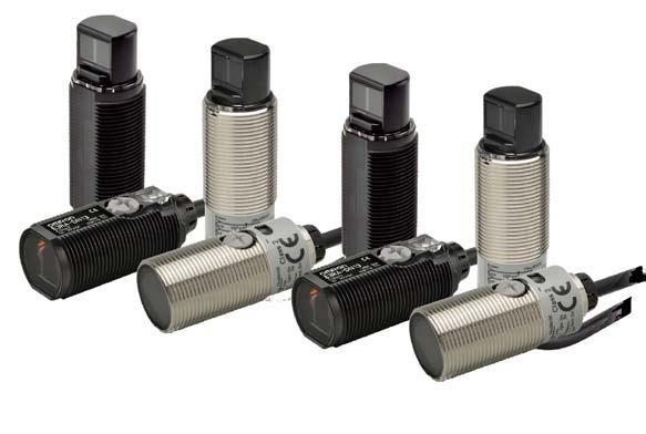 This extensive photoelectric sensor series with high reliability and enhanced performance includes through-beam, retroreflective and diffuse reflective types in straight and radial versions.