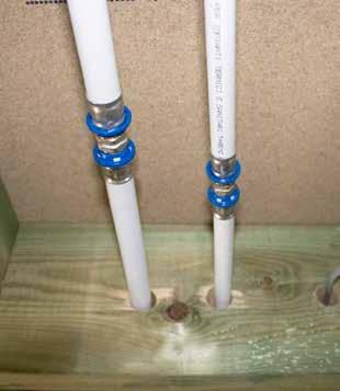 The manifold system allows the point to point plumbing principle to be used which has given the installer and home owner greater confidence in the system due to its vast reduction in joints between