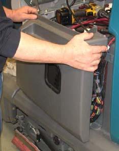 MAINTENANCE CHANGING THE ON -BOARD BATTERY CHARGER FUSE FOR SAFETY: Before leaving or servicing