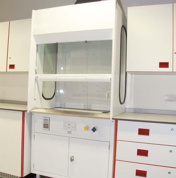 Fixtures and fittings need to have the high s pecifications of a commercial laboratory but also need to look welcoming