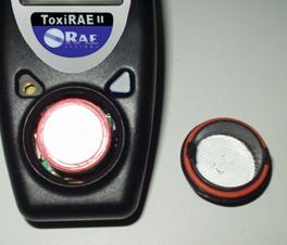 Replacing the Sensor (All Non-U.S. Versions) ToxiRAE II models available outside the U.S. allow you to change the sensor.! New sensors need to warm up before first calibration and use.
