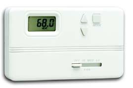 Operation and Maintenance Figure 13: MT158 and MT168 Thermostats selected fan speed to off.