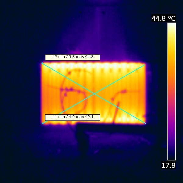 APPENDIX B APPENDIX: B THERMAL IMAGES OF RADIATOR DURING TEST TO DETERMINE WARM