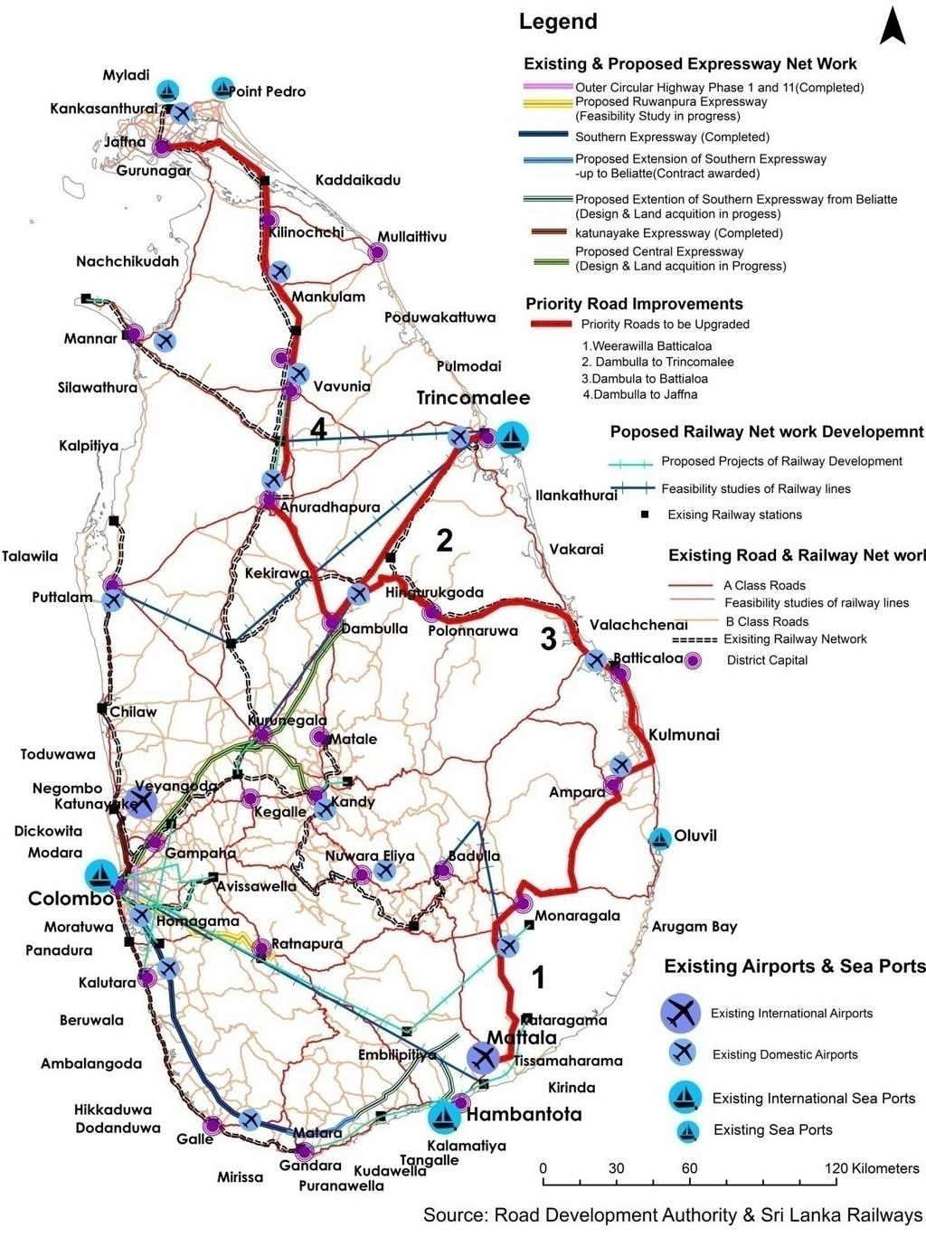 Proposed Transport Infrastructure 2050