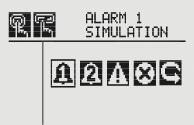 Refer to Table 6 for the current values for the fault and alarm states. 1. From the Test Menu, select Alarm/Fault Simulation. 4.
