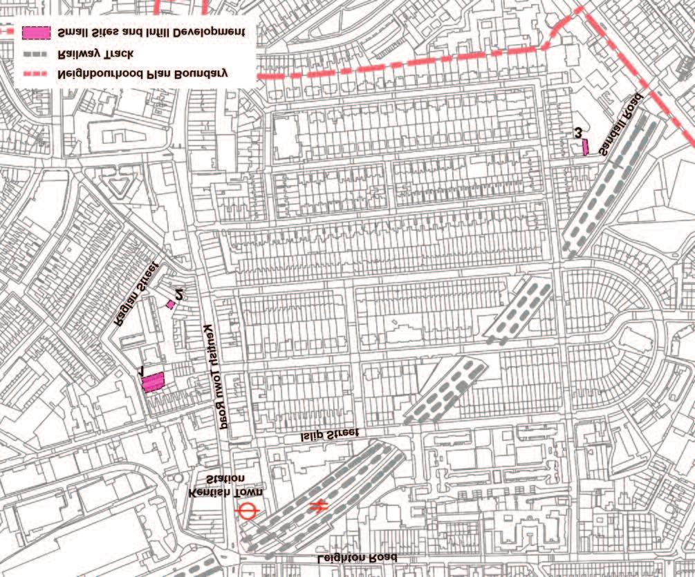 SSP7: SMALL SITES AND INFILL DEVELOPMENT Map 17 KTNF would look favourably on infill proposals for making use of small urban sites such as gaps, unused
