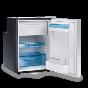 temperature controlled fan speed to reduce noise TWO-IN-ONE The fridge s control panel also has an integrated light. ORGANISED STORAGE The fridge interior is well organized with shelves.