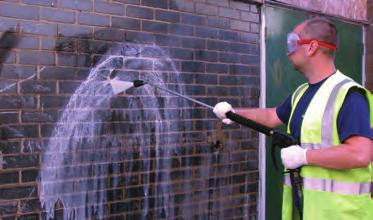 There are three strong, fast-acting product formulations that safely penetrate and loosen the graffiti making it