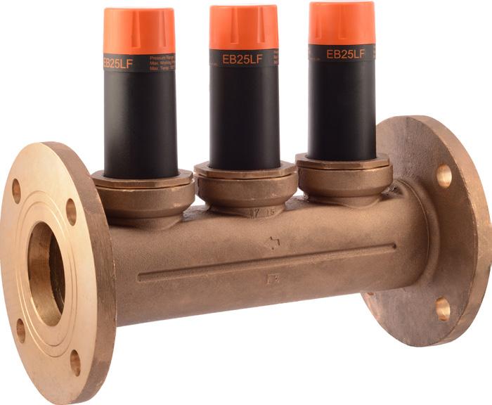 PRESSURE REGULATING VALVES EB25 MULTICARTRIDGE COMMERCIAL, INDUSTRIAL The EB25 Multi-Cartridge pressure reducing valve eliminates the need for costly two-valve installation in applications subject to
