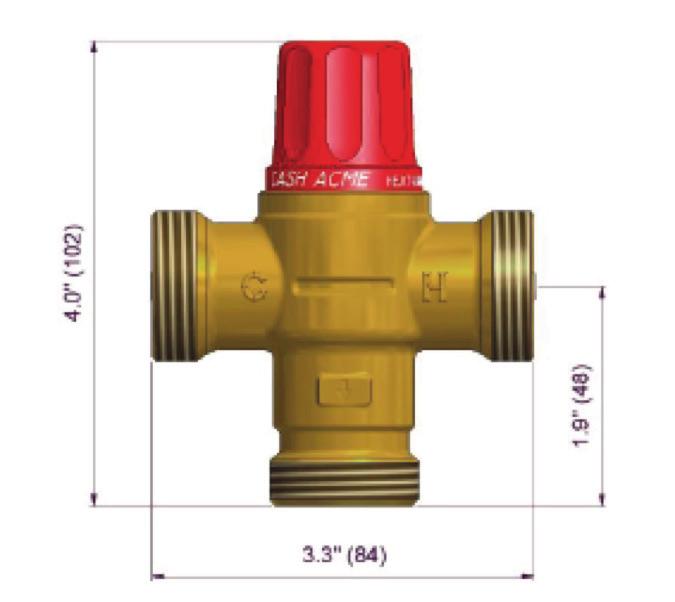 THERMOSTATIC MIXING VALVES HG110-HX COMMERCIAL, RESIDENTIAL The HG110-HX LF temperature actuated thermostatic mixing valve mixes hot and cold water to deliver reduced temperature hot water.