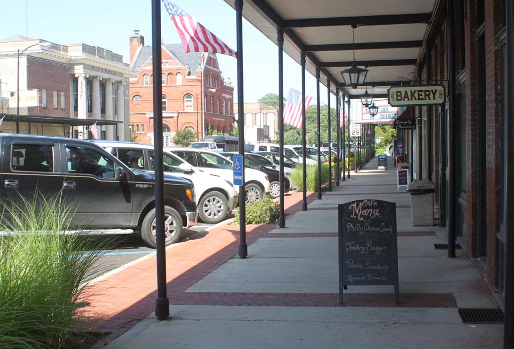 B. STRATEGIES Provide shade and pedestrian amenities Create narrow lots and interconnected streets Much of the year, shade is critical for walking comfort.