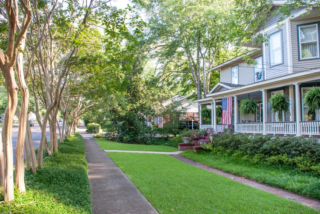 When streetside landscapes are appropriately designed their slender, intricate front gardens and generous porches create a useful, semi-private zone that encourages interactions between neighbors and