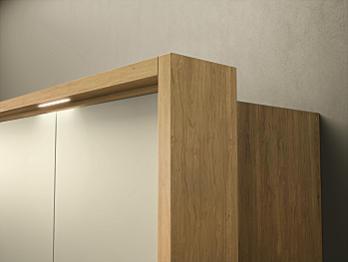 innovative LED-lighting, highly adaptable wardrobe concepts and bed units,
