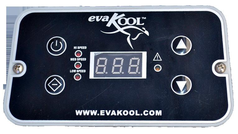 OPERATION Your EvaKool fridge is designed to operate at 3 speeds.