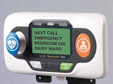 CARE HOMES & NURSING HOMES Our Touchsafe Pro wireless Nurse Call system has been designed from both resident and staff perspectives in care