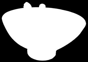 8600 Porcelain Tilting Bowl 8600-570-VB-W White 8600-570-VB Black Includes