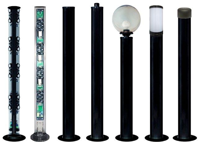 GARDEN and TOWER IR ACTIVE INFRARED COLUMNS Available in terminal and bidirectional version GARDEN and TOWER IR are the perimeter columns with crossed beams and double lens.