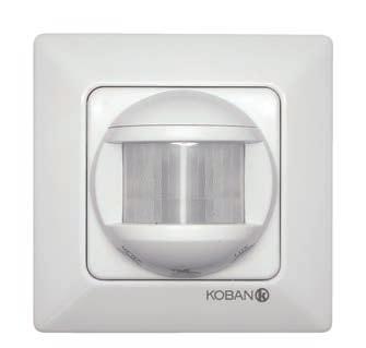 PIR sensors 4.2/4.2.2 Wall mount PHOTO1. Two-wire detector Wall flush-mount (monoblock). Typical applications: wall sensor with a switch that lets you control lighting.