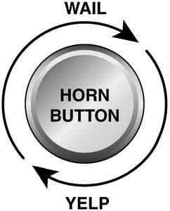 Chapter 8: Operating the e-q2b-cal Siren System Horn Ring The e-q2b-cal horn-ring transfer function uses the vehicle horn switch to toggle between siren tones.