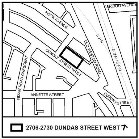 STAFF REPORT ACTION REQUIRED 2706, 2708, 2710, 2720, and 2730 Dundas St. W.
