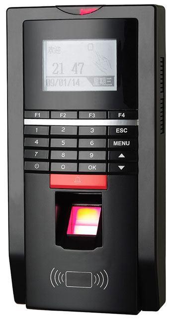 F8 Fingerprint &RFID card Access Control system Features @Using the most advanced fingerprint algorithms, environment, climate change and a finger injury, peeling of the fingerprint
