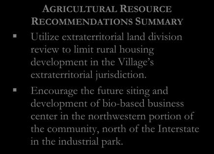 Chapter Two: Agricultural, Natural, and Cultural Resources Chapter Two: Agricultural, Natural, and Cultural Resources This chapter of the Comprehensive Plan contains background data, goals,