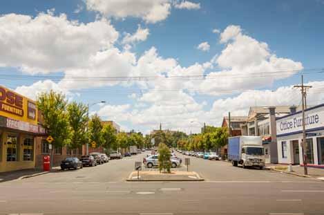 A proportion of the space currently allocated to on-street parking, traffic and turning areas may be better used to provide new open spaces, trees and water sensitive urban design while retaining