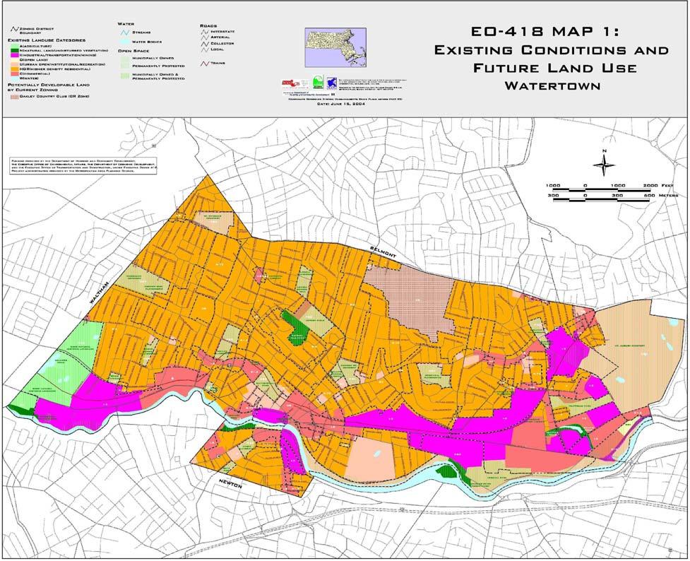 Figure 6 - EO-418 Map 1: Existing Conditions and Future Land Use and minimum open space.