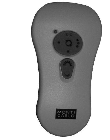 Remote Control Transmitter Features: LED LIGHT MEDIUM SPEED FAN REVERSE (Press once to change direction of the fan)fanmust be running to reverse.