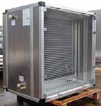 Heat can be recovered using the following systems: Cross-flow plate heat exchanger Twin-coil
