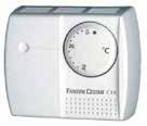 (Room) thermostats and time switches 230 V ROOM THERMOSTAT 230 V ROOM THERMOSTAT WITH CLOCK THERMOSTAT RAM 832 SELECTOR, RESET BUTTON AND FAILURE LIGHT Order code: 0629013 Order code: 0629048 Order