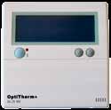 OPTITHERM+ WATER-PROOF ROOM THERMOSTAT Order code: 0629189 Order code: 0629004 The OptiTherm+ is a digital clock thermostat with internal room sensor with which 1 or more air heaters (type GS+), up