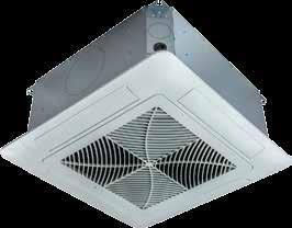 TANNER CLA Ceiling cassette unit for heating and cooling The Mark TANNER CLA is a watersupplied air heater intended for installation in a suspended ceiling.