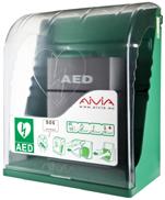 AIVIA This complete range ensures the protection of AED contents. S AED wall cabinet. Protective indoor cabinet with alarm.