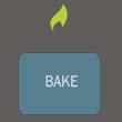 BAKE Press the mode switch BAKE. The indicator above BAKE will illuminate. The oven is now in programming mode.