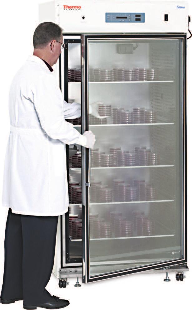 Even when filled with samples or equipment, each shelf receives a consistent flow of conditioned air for optimum temperature uniformity and recovery.