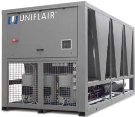 BRAf - BRAm Air-cooled water chillers with free-cooling system or ultra-low noise free-cooling system Range: BRAF - free-cooling series Cooling capacity: 320 400 kw BRAM - ultra-low noise