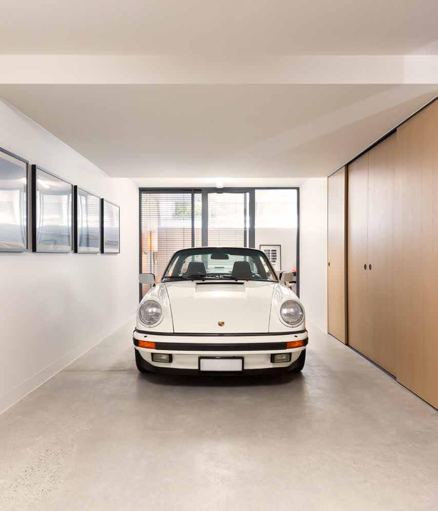 Garage-come-showroom with